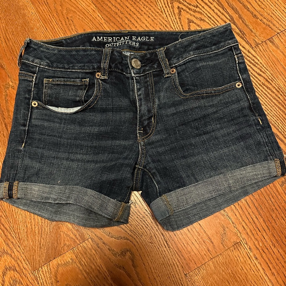 American Eagle super stretch denim shorts